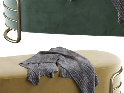 Bench Porus Studio by Radiantdetail SA 2020 EERO 3D model