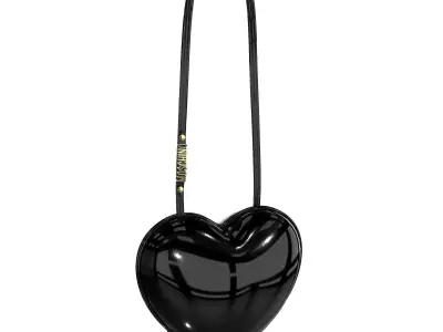 Moschino Heartbeat Bag Low-poly 3D model
