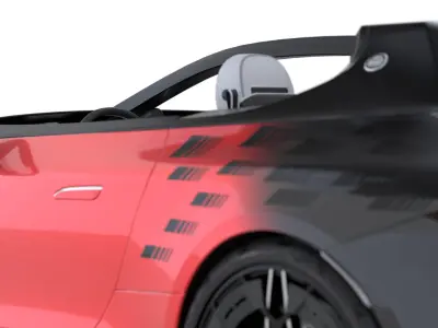 Mercedes AMG pure speed concept 2025 3D model
