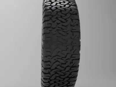 BF Goodrich All-Terrain Offroad Tire  3D model