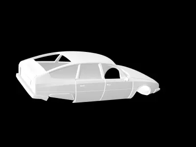 Citroen CX 3D print model