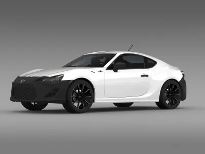 Toyota 86 RC 2012 3D model