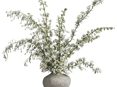 Flower In Vase 99 3D model