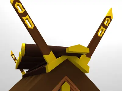 Sumo roof arena sport 3D model