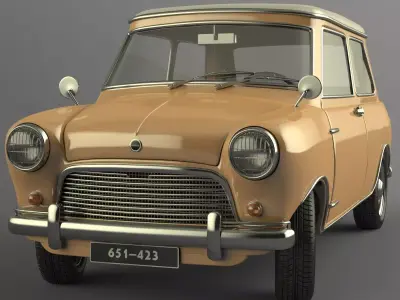 Vintage Car 3D Model 3D model