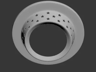 Stars Ceiling Lamp 3D print model