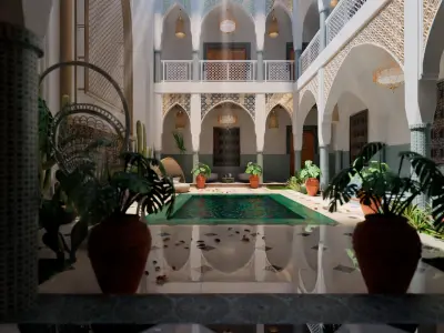 Bailando En Los Jardines 3D model