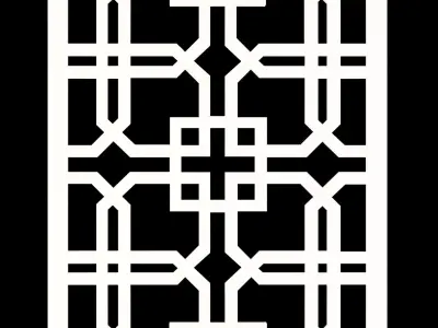 decorative panels 3D model  vol2 3D model