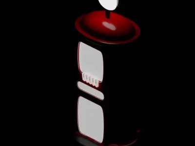 Gas Pump 1950s 3D model purchase