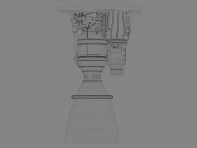 Rocket Engine 3D model
