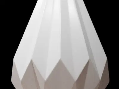 White vase for the interior Free 3D model