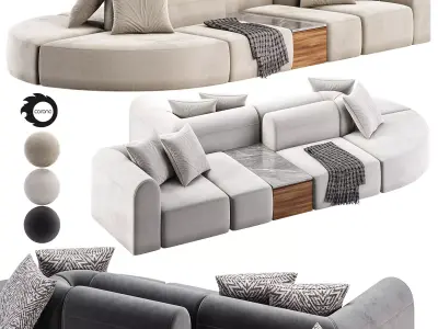 Neri Hu Evolves Joseph Hoffman s Iconic Chair With Blocks 3D model
