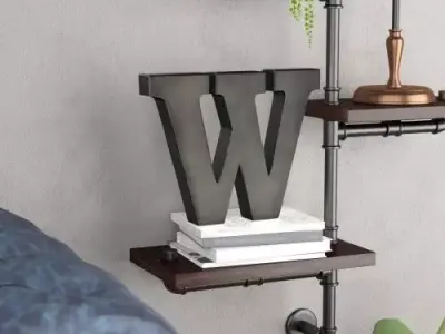 Coro Austin Design Leite Letter Blocks  Free 3D model