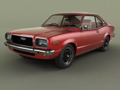 Mazda 818 Grand Familia Coupe UK spec 3D model