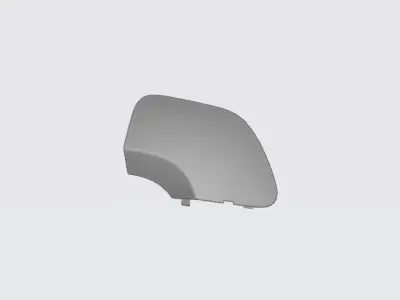 Renault Duster 2018 Rear Bumper Tow cover 3D print model