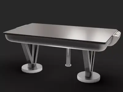 Futuristic Scifi Table Low-poly 3D model