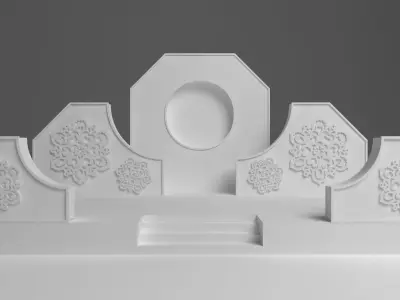 Wedding Stage 3D model