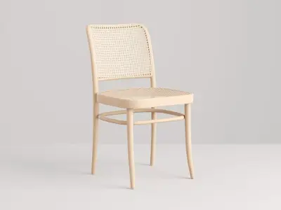 Chair Rattan Raw 3D model