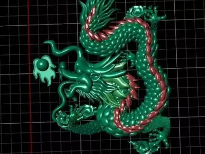 dragon ring Free 3D model