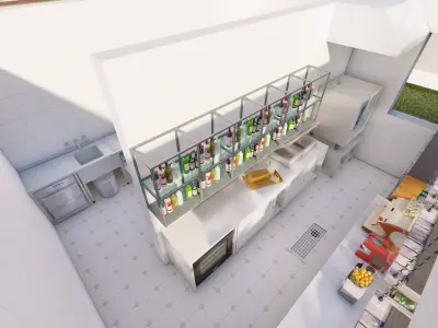 Bar Project 3D model