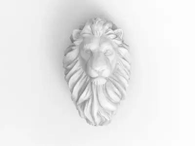 lion head 3D model