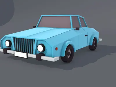 car - Low Poly Low-poly 3D model