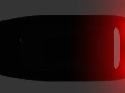 Sci fi car Low-poly 3D model