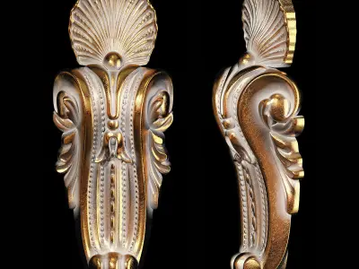 Classic carved 071 3D model