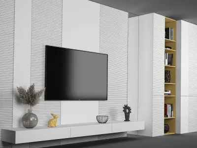 TV stand 4 3D model