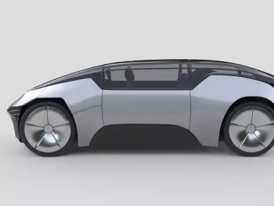 AI-Driven Urban Crossover 3D model