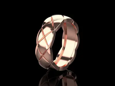 Coco Crush ring 17 - 17-5 Sizes N227 3D print model