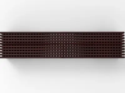 Bench Model with Line Tool 3D model