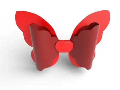 Bow 03 Low-poly 3D model