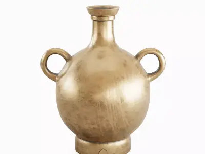 Medieval Decor Vase 03 Low-poly 3D model