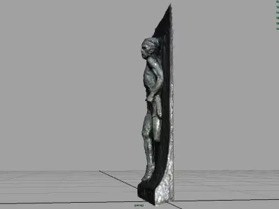The Runner Monument 3D model