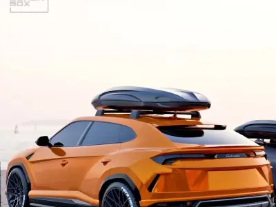 Ski box for Diecast and RC - Roof box 1-24 and 1-64 3D print model