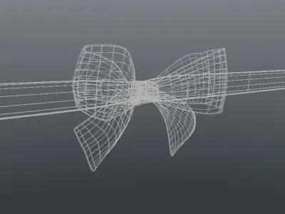 Ribbon gift 3D model