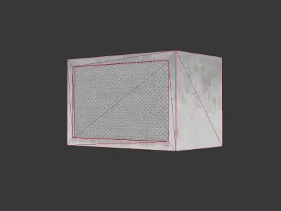 Multi Game Engine AAA Quality PBR Asset - Air Conditioner Low-poly 3D model