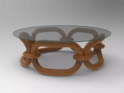 Bilp Coffee Table Low-poly 3D model