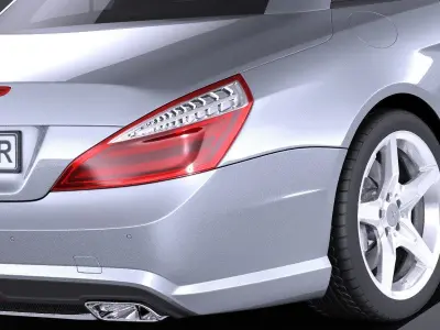 Mercedes SL 2015 VRAY 3D model
