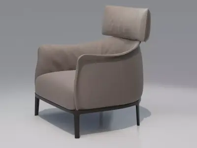 Archibald Lounge Chair 3D model