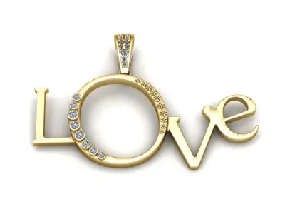 SOUL ALPHABET PENDANT 3D PRINTABLE MODEL  3D print model