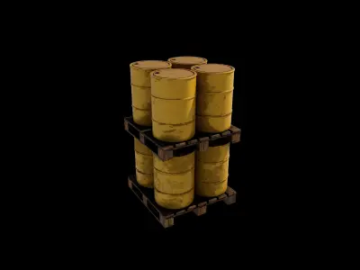 Radioactive Barrel 3D model