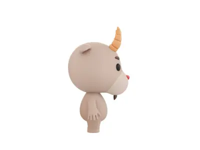 Character166 Goat 3D model