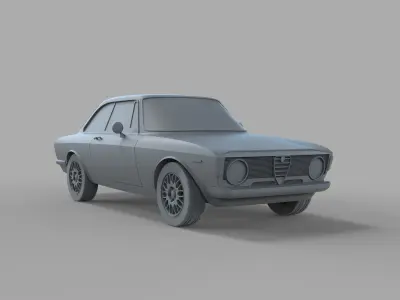 Alfa Romeo GTA 3D model