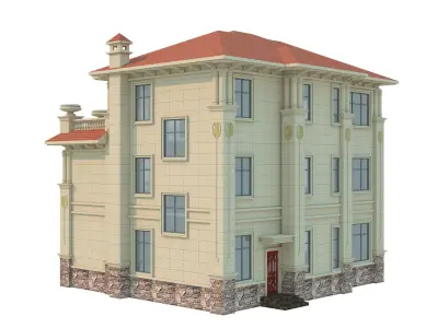 architecture luxury villa  3D model