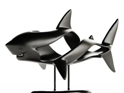 Decorative Abstract Sculpture 3D model