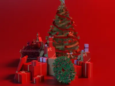 CHRISTMAS PACK 3D model