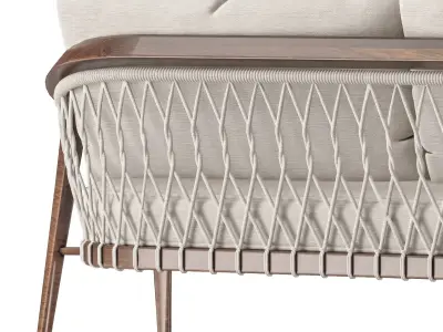 sette garden rako sofa 3D model