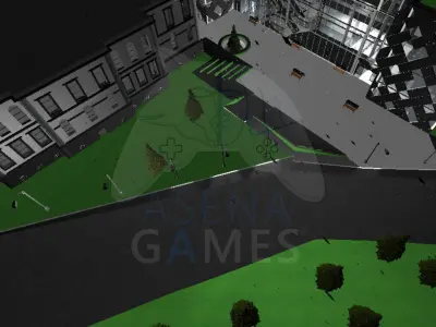 CAMPUS ASSETS BY ASENA GAMES STUDIO Low-poly 3D model